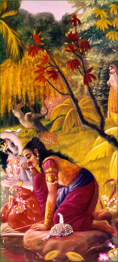 Arjuna, Krishna & Yamuna
