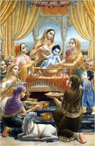 Lord Krishna's Birth Ceremony