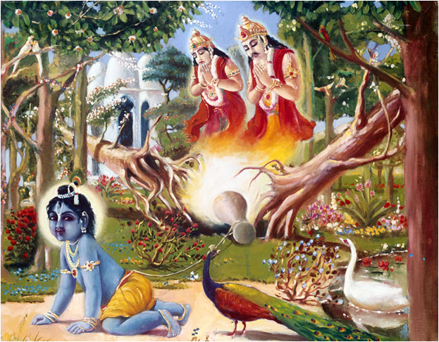 Krishna Delivering Nalakuvara and Manigriva