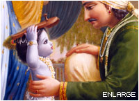 Lord Krishna & Nanda Maharaja