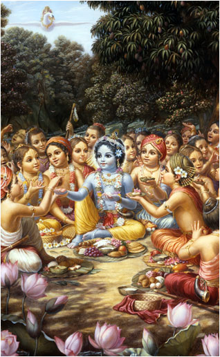 Krishna & His Friends