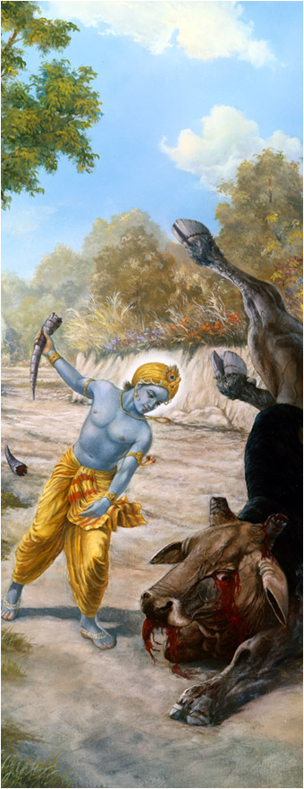 Lord Krishna Kills Aristasura