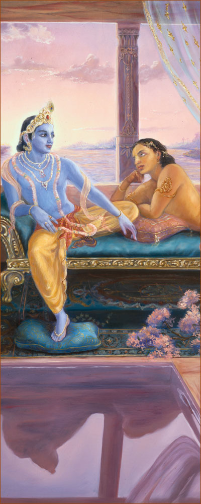 Uddhava & Krishna