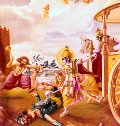 Krishna & Jarasandha