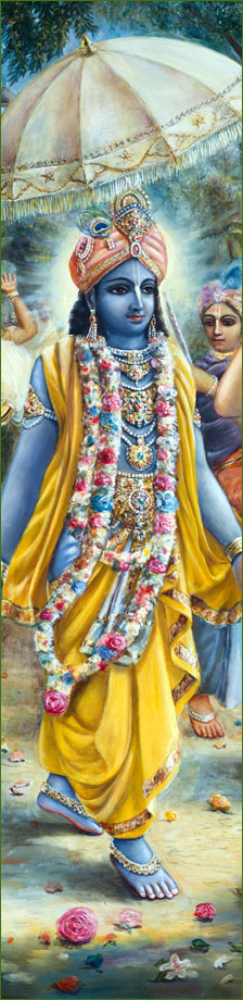 Lord Krishna in Dvaraka