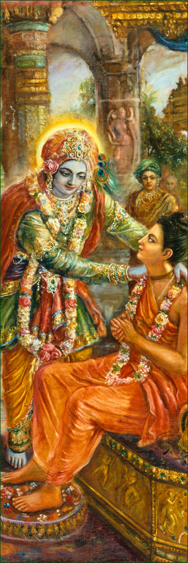 Lord Krishna & Srila Narada Muni