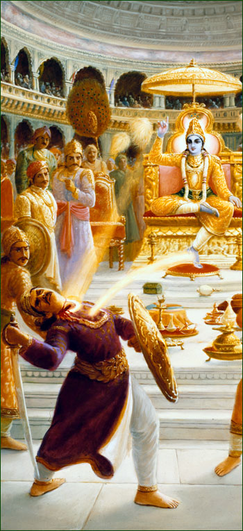 Lord Krishna Kills Sisupala